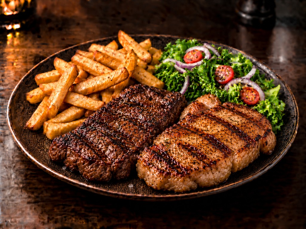 Parrilla mixta churrasco y chancho