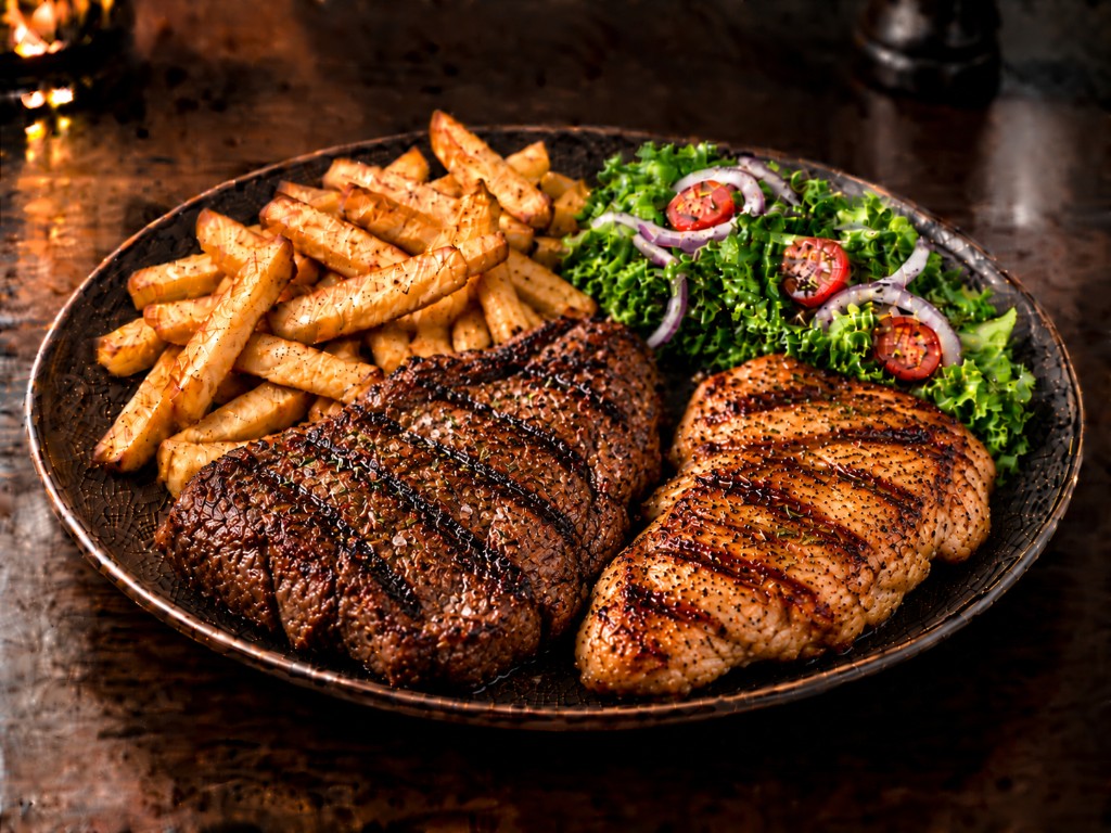 Parrilla mixta churrasco y pollo